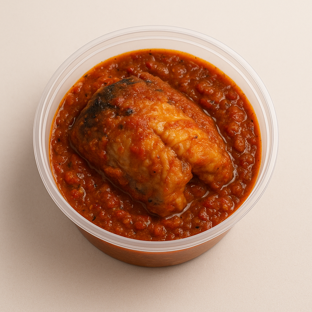 Peppered Hake Fish in Sauce